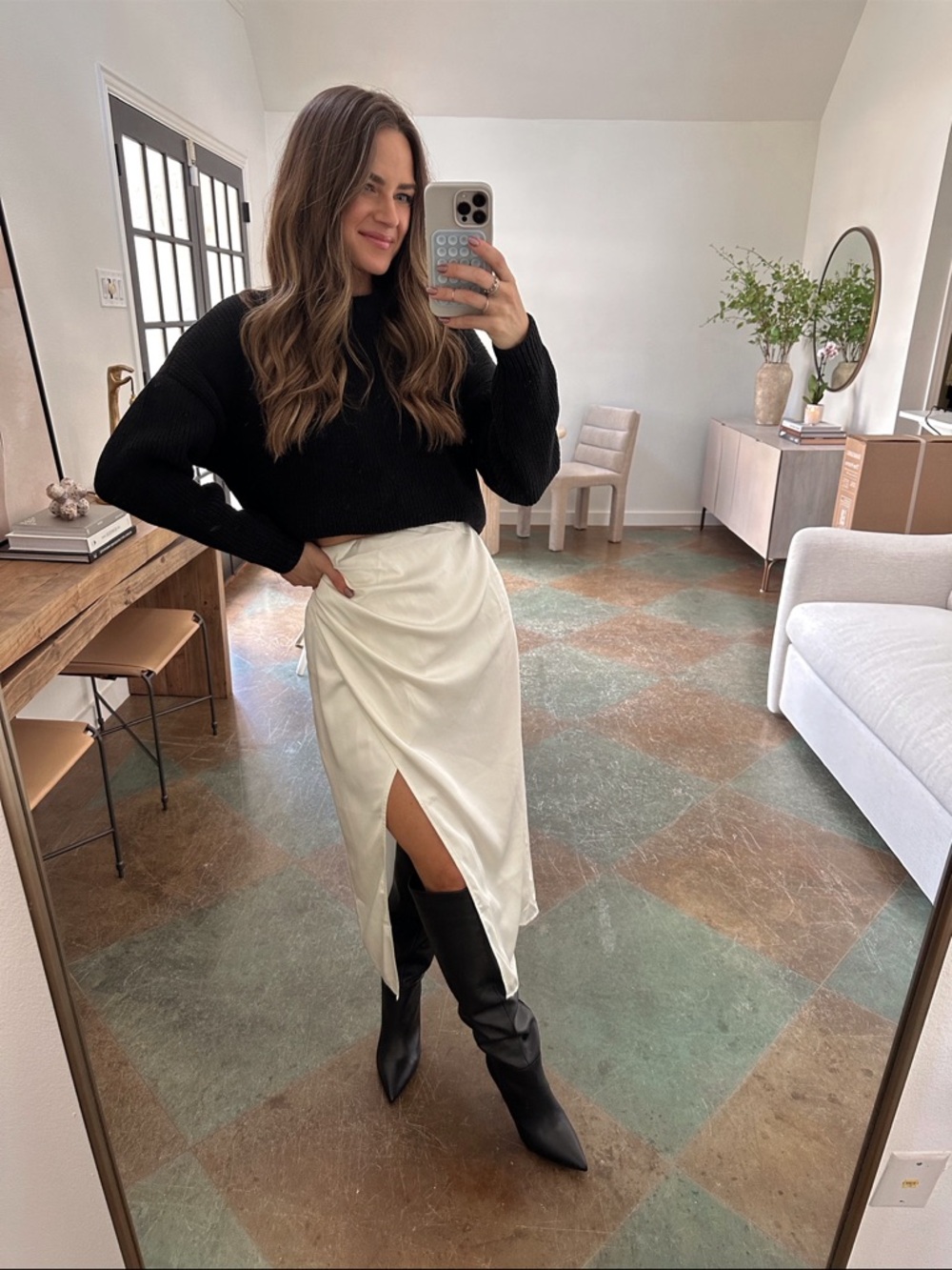 Abercrombie & Fitch Black Crewneck Sweater